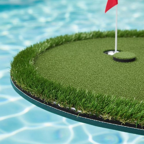 Green mini golf - green,