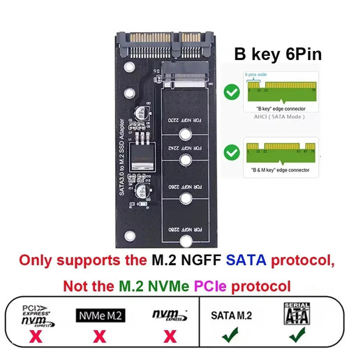 Adattatore unità ngff ssd - unità,