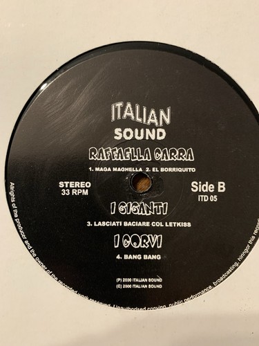 Vinile italian sound - vinile, 12”