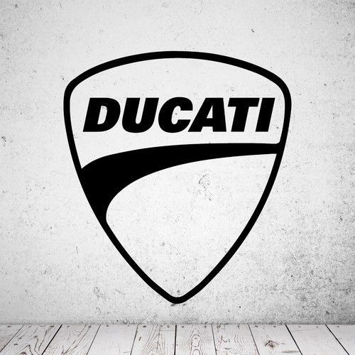 Adesivo murale logo ducati - adesivo,