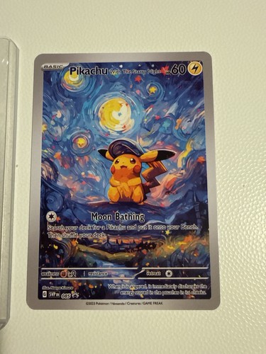 Pokemon pikachu starry night - starry,