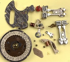 Meccanismo Orologio OMEGA ESA 9162 completo non funzionante + ricambi Esa 9162