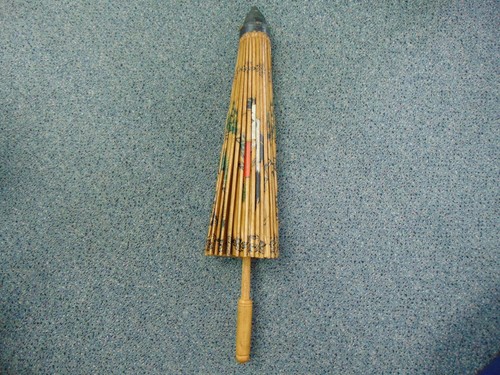Antico ombrellone orientale - ombrellone,