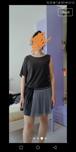Vestito estivo grigio liu - vestito,
