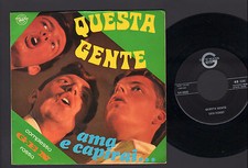 7" GEN ROSSO QUESTA GENTE /