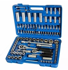 VALIGIA SET CHIAVI A BUSSOLA 108 PEZZI VANADIUM CON CRICCHETTO 108 PZ ATTREZZI