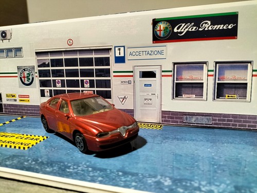Diorama officina garage - officina, alfa