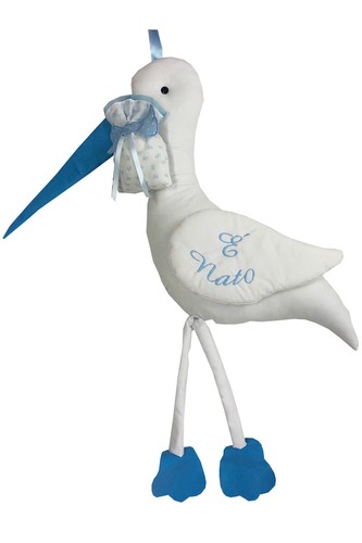 Fiocco nascita cicogna - nascita,