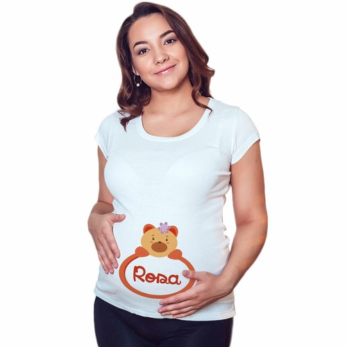Maglia premaman grafica