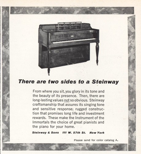 Pianoforte steinway 1967 - pianoforte,