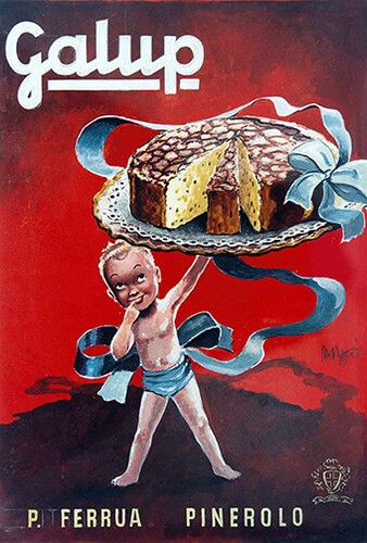 Panettone galup poster - panettone,