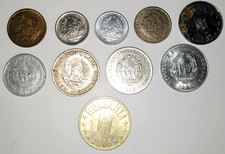 LOTTO MONETE ROMANIA 10 pz SOLO BANI da 3 - 5 - 10 - 15 - 25 - 50 - VARIE ANNATE