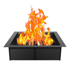 Quadrato Anello per Braciere, Diametro Esterno 914 X 914 Mm, Inserto per Bracier