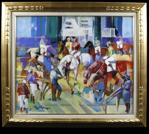 Dipinto olio getty bisagni - dipinto, ad