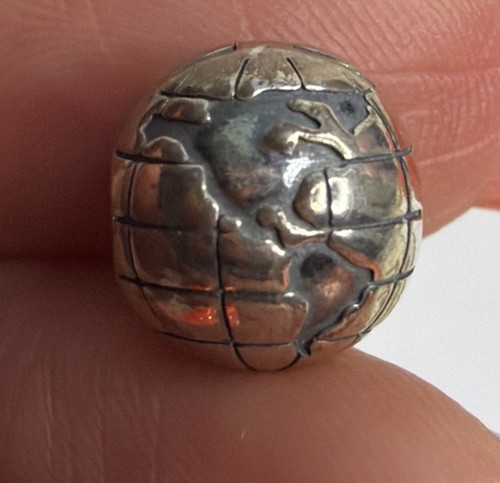 Charm pandora globe - pandora, world