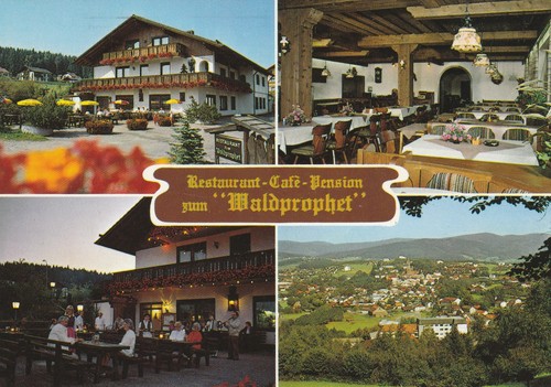 Cartolina zwiesel pensione - cartolina,