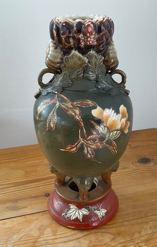 Antico vaso floreale giappone - antico,