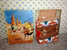 COSTUME DI CARNEVALE INDIANO SARTI MILANO MADE IN ITALY VINTAGE ANNI 70 NEW tg.4