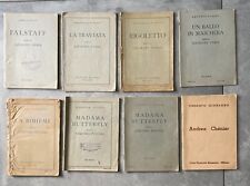 8 LIBRETTI OPERE LIRICHE - VINTAGE