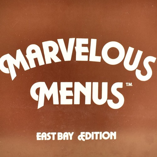 Meravigliosi menu anni east - menu,