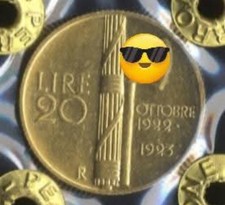 Fascetto 20 Lire Regno Vitt. Eman. III anno 1923 RARO periziato in qFDC