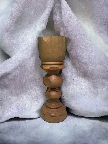 Calice legno antico - calice,