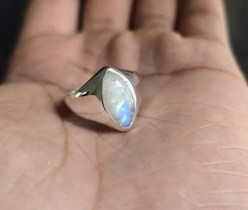 Anello uomo pietra - uomo, luna
