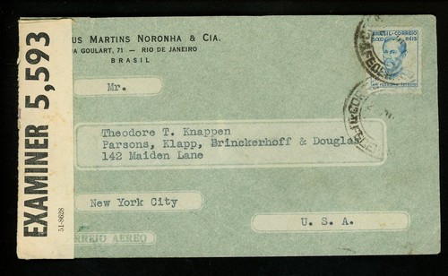 Storia postale brasile 550 - #550, /
