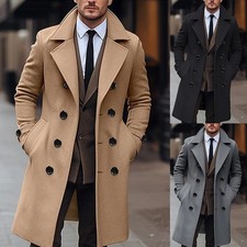 Giacca trench uomo elegante