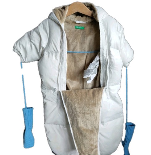 Piumino bianco benetton - piumino,