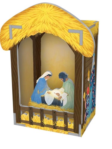 Diorama natività decorazione - natività,