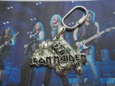 Iron Maiden logo Eddie portachiavi in Argento 925-produzione artigiana