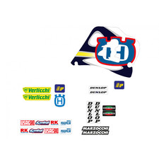 Kit adesivi grafiche Husqvarna Cr - Wr 125 / 250 1998 - 1999 Team Maddii 98