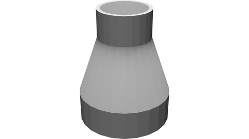 Adattatore aspirazione 80mm - aspirazione,