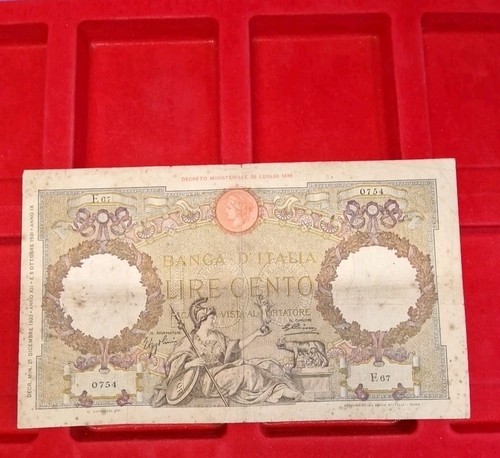 Banconota italia 100 lire - 100,