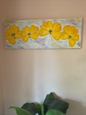 Fiore giallo 70 x 30 cm