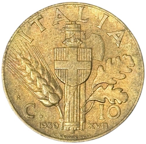 Centesimi 1939 xvii - centesimi,