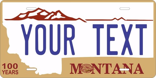 Montana 100 anni targa - montana,