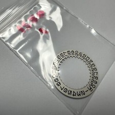 Rolex Vintage Date disc RARE caliber 1570 1575 Silver FAT FONT