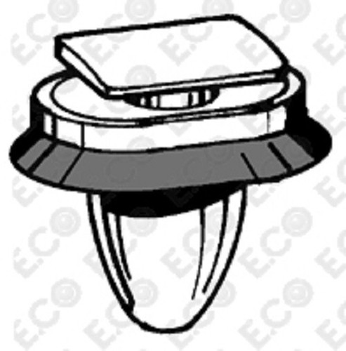 Pezzi clips fix fissaggio - pezzi,