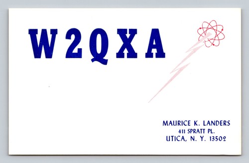 Ham radio qsl w2qxa - ham,