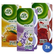 3x Air Wick Stick-Up Misto Deodorante ambiente (SELEZIONE MISTA)