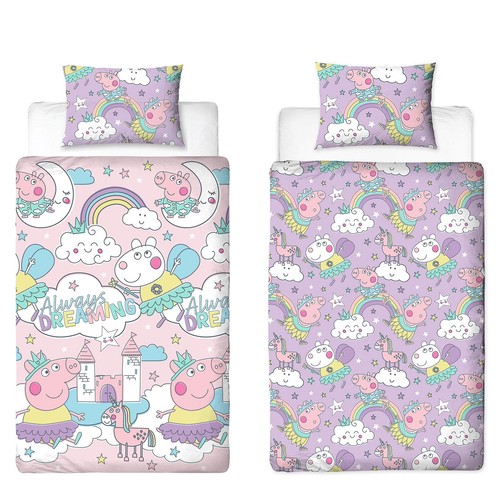 Set copripiumino singolo peppa - set,