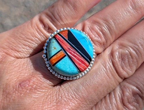 Anello navajo argento sterling - anello,