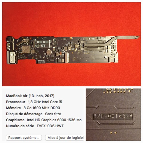 Carte mère apple macbook - carte,