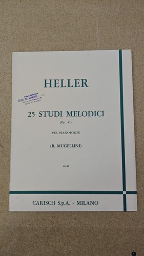 Libro pianoforte heller - pianoforte,