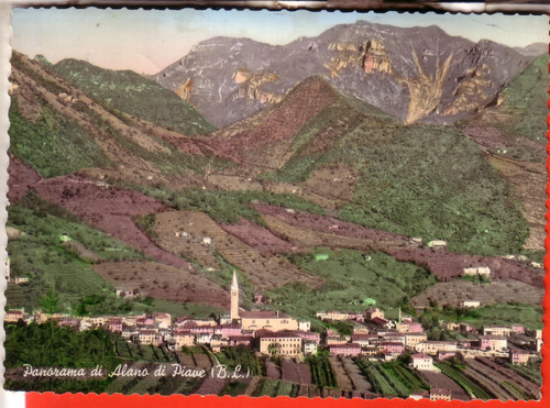 Cartolina alano piave b n - , b/n