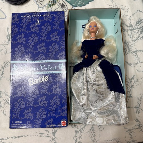 Bambola barbie velluto - bambola,