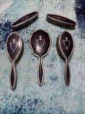 Set Da Toletta In Argento 800 E Finto Guscio Di Tartaruga Primi 900