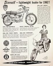Ducati 250 Monza Bronco Diana Americano 1962 - Pubblicità Moto d'epoca
